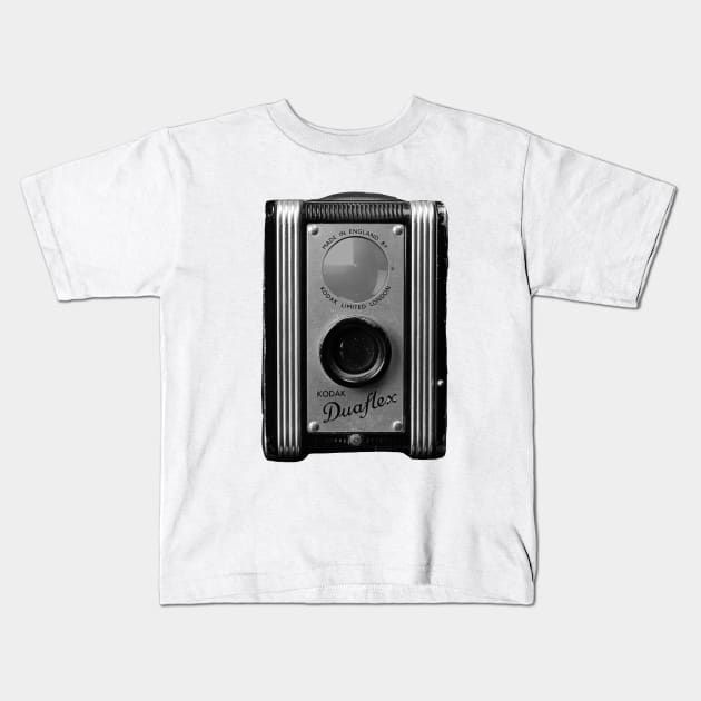 Old School Camera Kids T-Shirt by Design A Studios